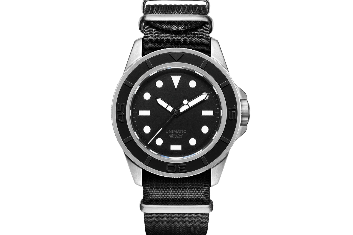 UNIMATIC Modello Uno U1-AEB orologio subacqueo frontale